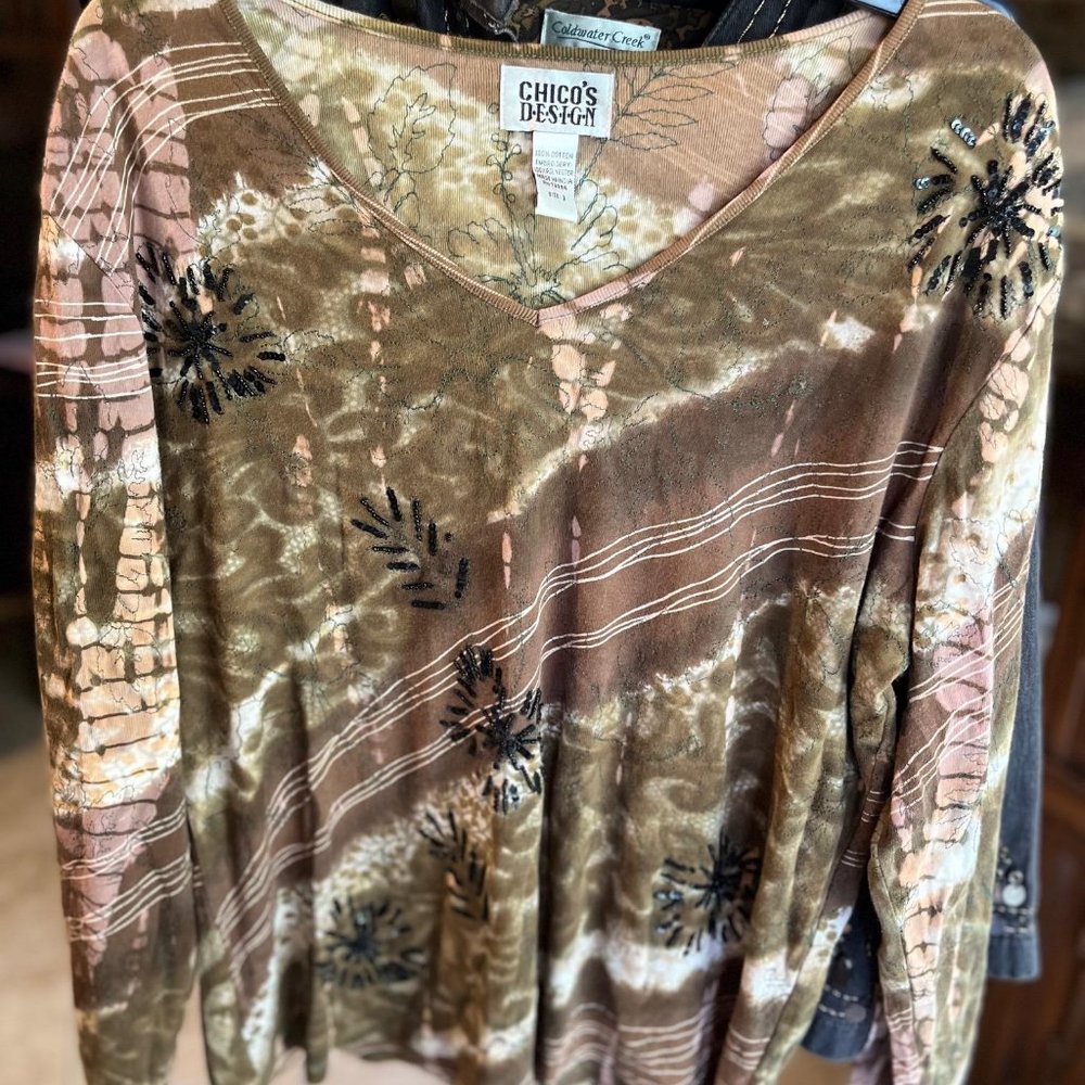 Chico's Design Top, Size 3 (XL)